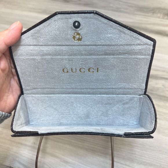 GUCCI GG2878 MI2 Italy Mocha Brown Half Rimless Eyeglasses Frame 52-17-135 - Picture 13 of 13